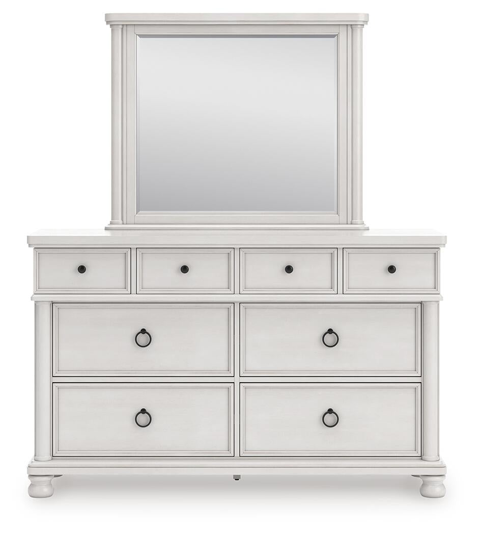 Rowlenstown Dresser and Mirror (White)