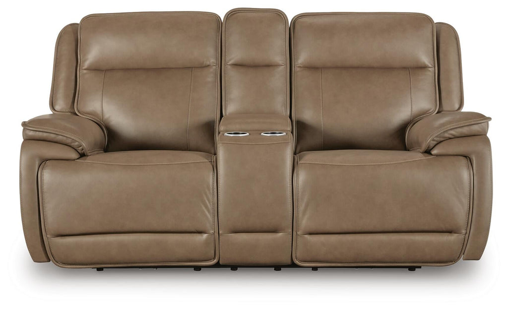 Glencroft Power Reclining Loveseat with Console