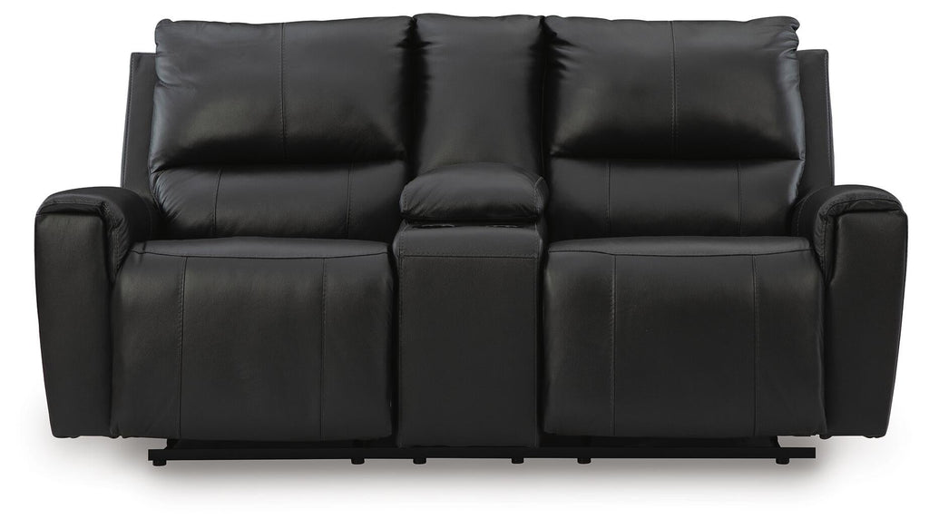 Glossmore Reclining Loveseat with Console