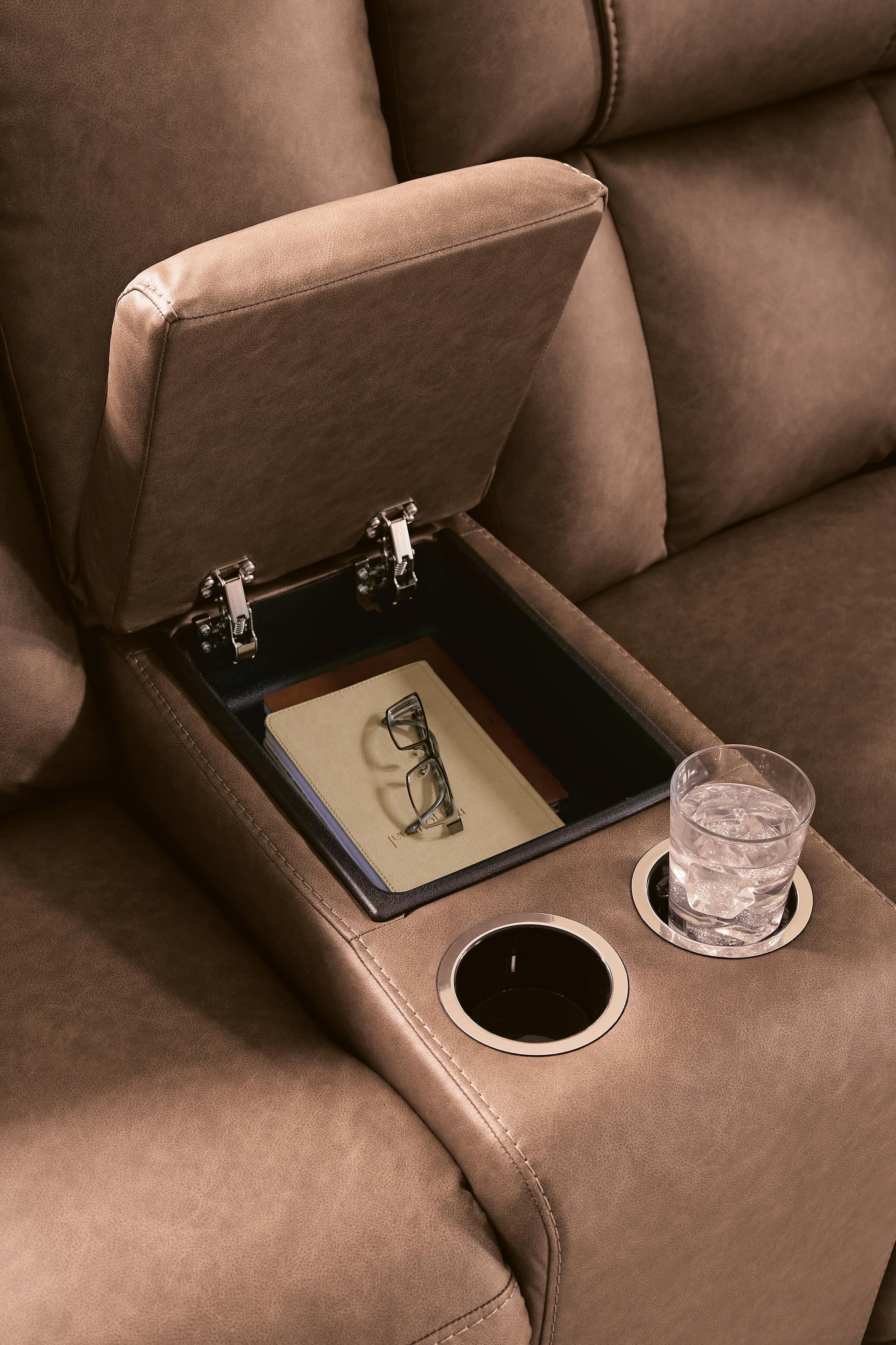 Mackmenville Reclining Loveseat with Console