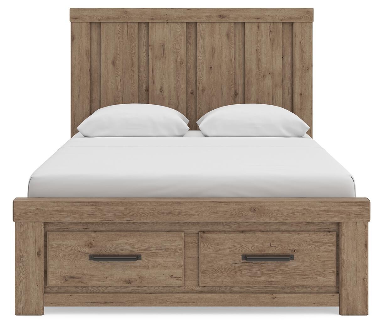 Oliandon Panel Storage Bed