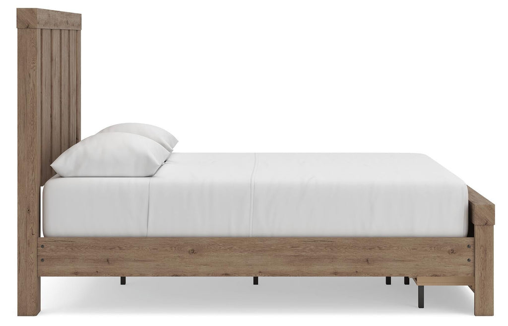 Oliandon Panel Storage Bed