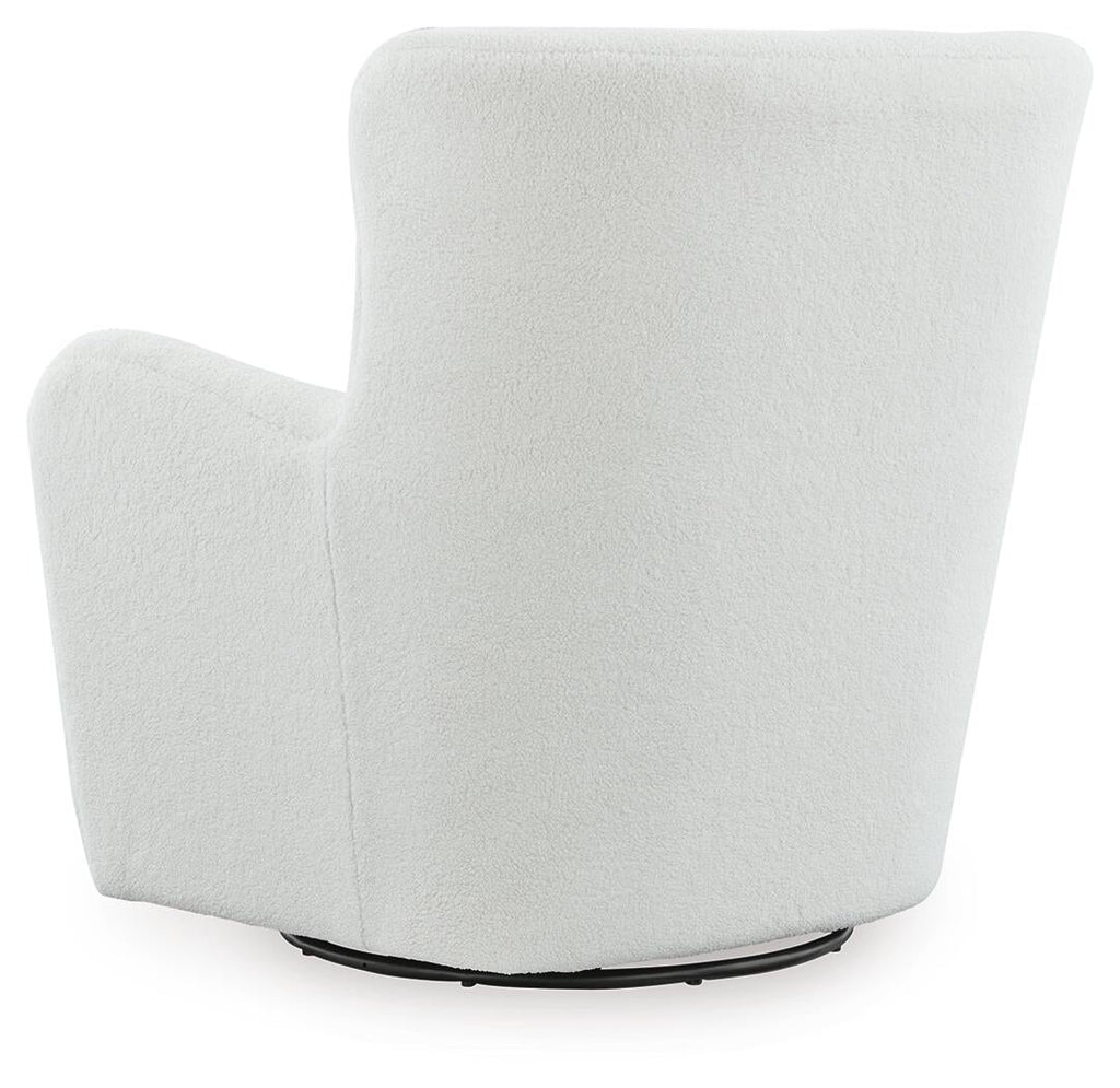 Rowenburg Swivel Glider Accent Chair