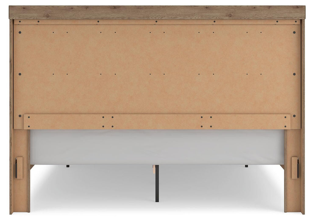 Oliandon Panel Storage Bed