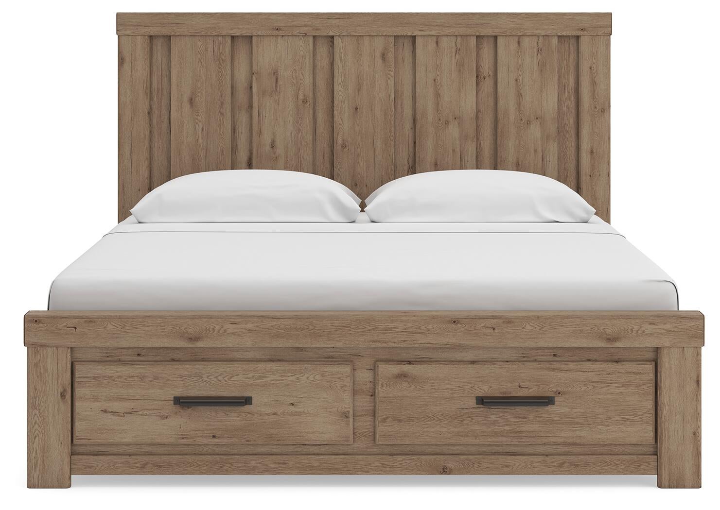 Oliandon Panel Storage Bed
