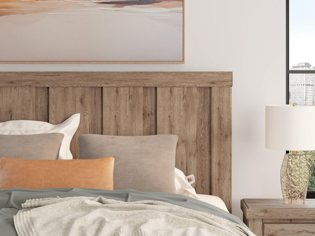 Oliandon Panel Bed
