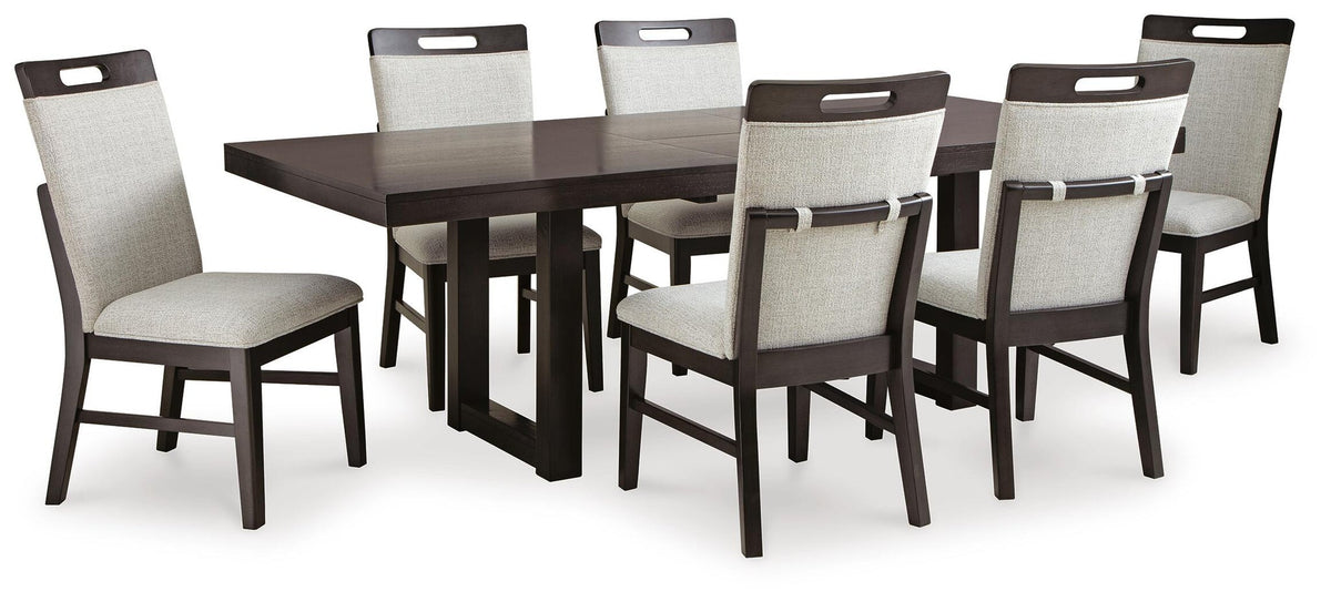 Neymorton Dining Table and Chairs — Table and 6 Chairs
