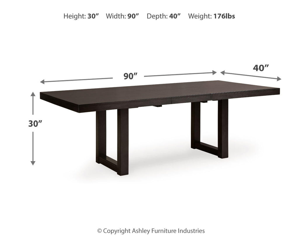 Neymorton Dining Table and Chairs — Table and 8 Chairs