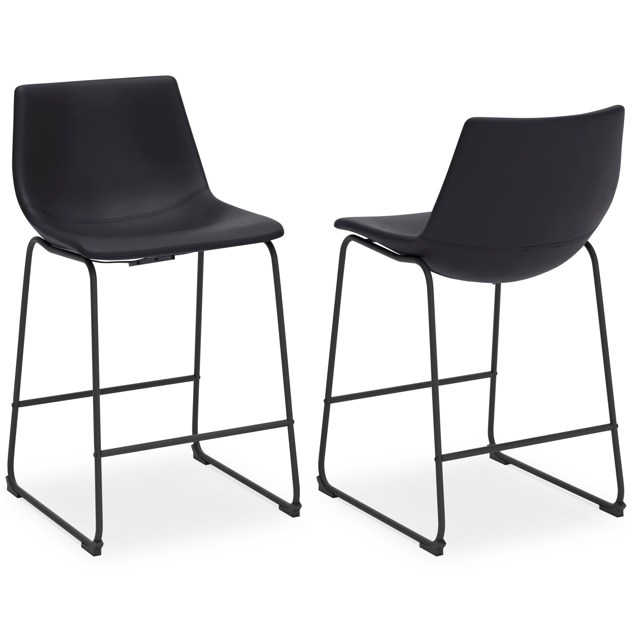 Centiar Pub Height Bar Stool (Black/Gray)