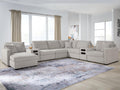 ModMax Luxe 8-Piece Sectional with Chaise and Audio Consoles