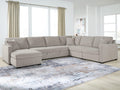 ModMax Luxe 5-Piece Sectional with Chaise and Pop Up Sleeper