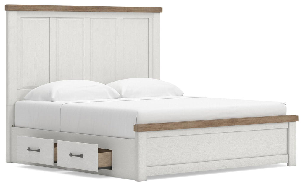 Savonport Panel Bed with Storage