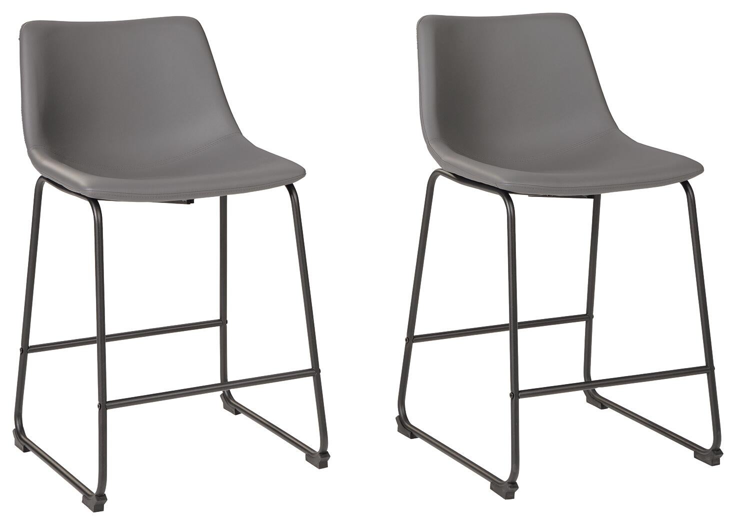 Centiar Pub Height Bar Stool (Black/Gray)
