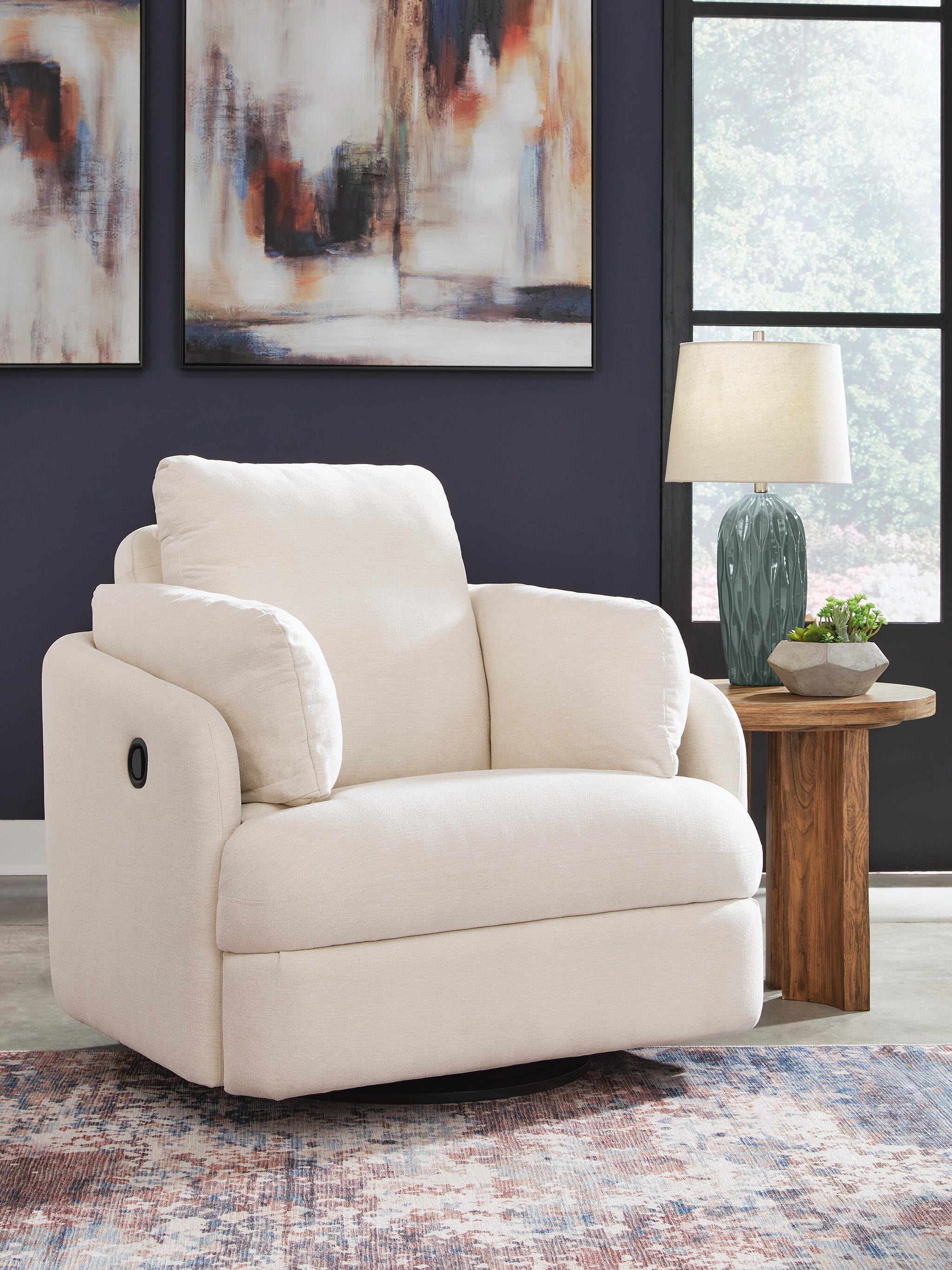 Modmax Swivel Glider Recliner (Orange)