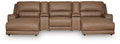 DeepWakes 5-Piece Power Reclining Sectional with Chaise