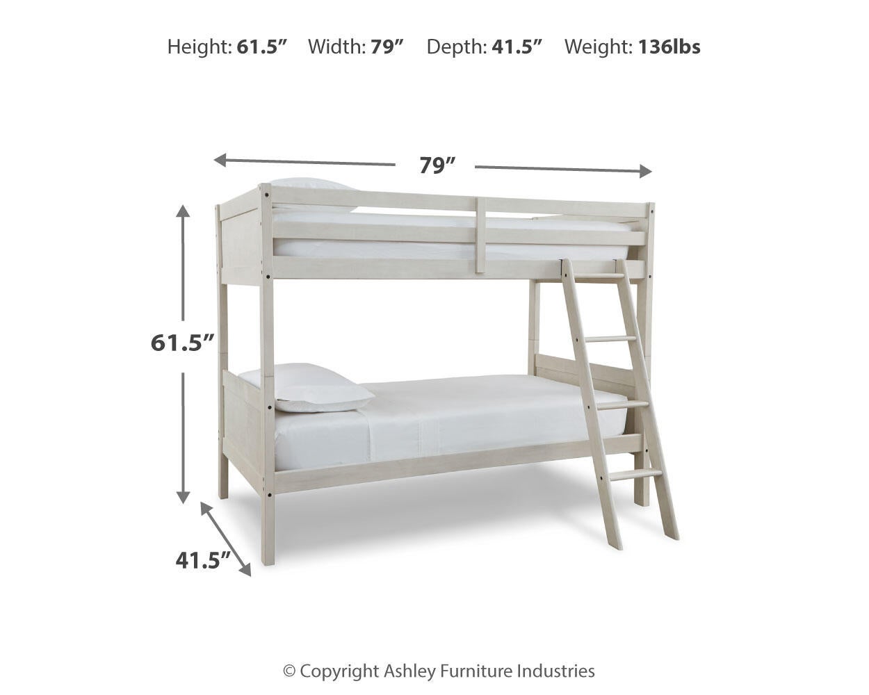 Robbinsdale Bunk Bed with Ladder