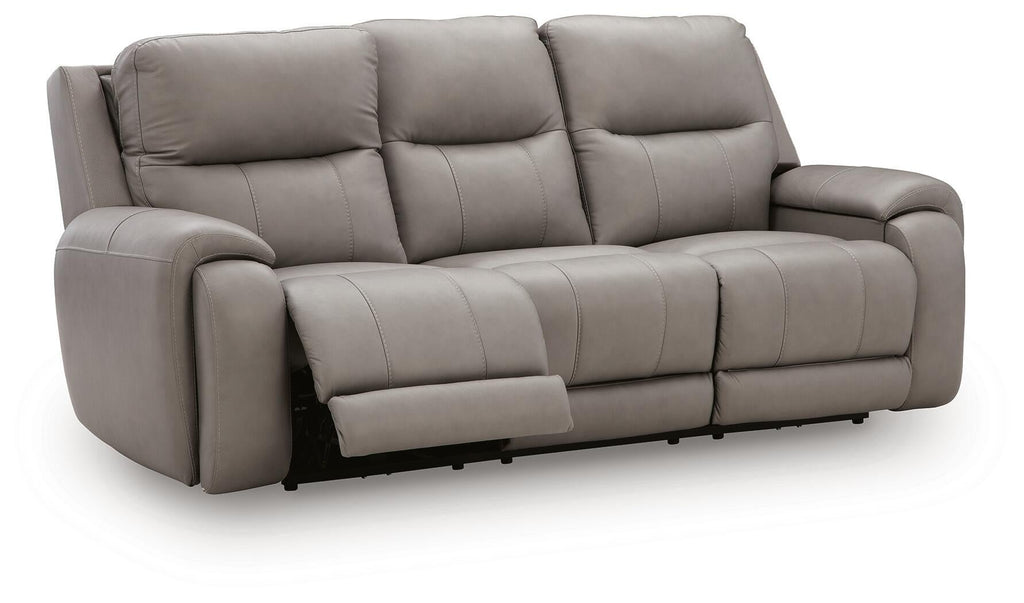 Real Moments Power Reclining Sofa with Audio Seating