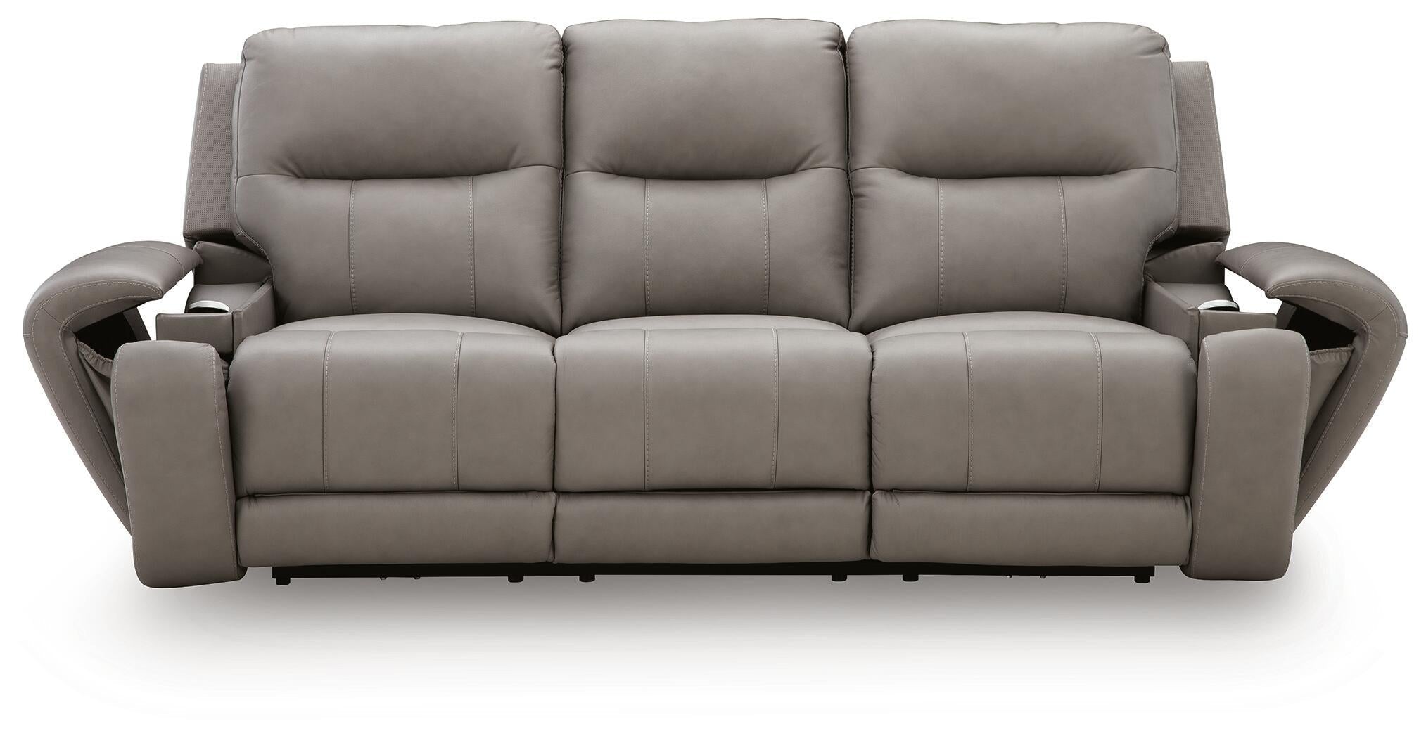 Real Moments Power Reclining Sofa with Audio Seating