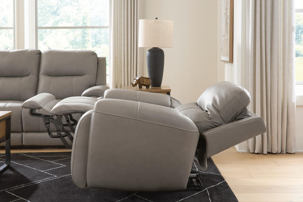 Real Moments Power Reclining Sofa with Audio Seating