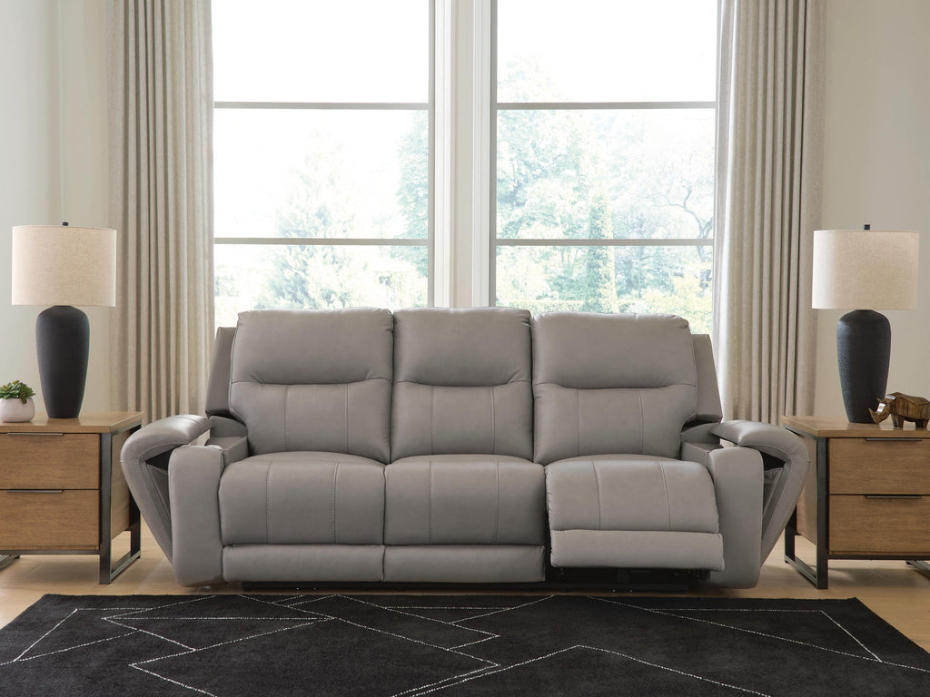 Real Moments Power Reclining Sofa with Audio Seating