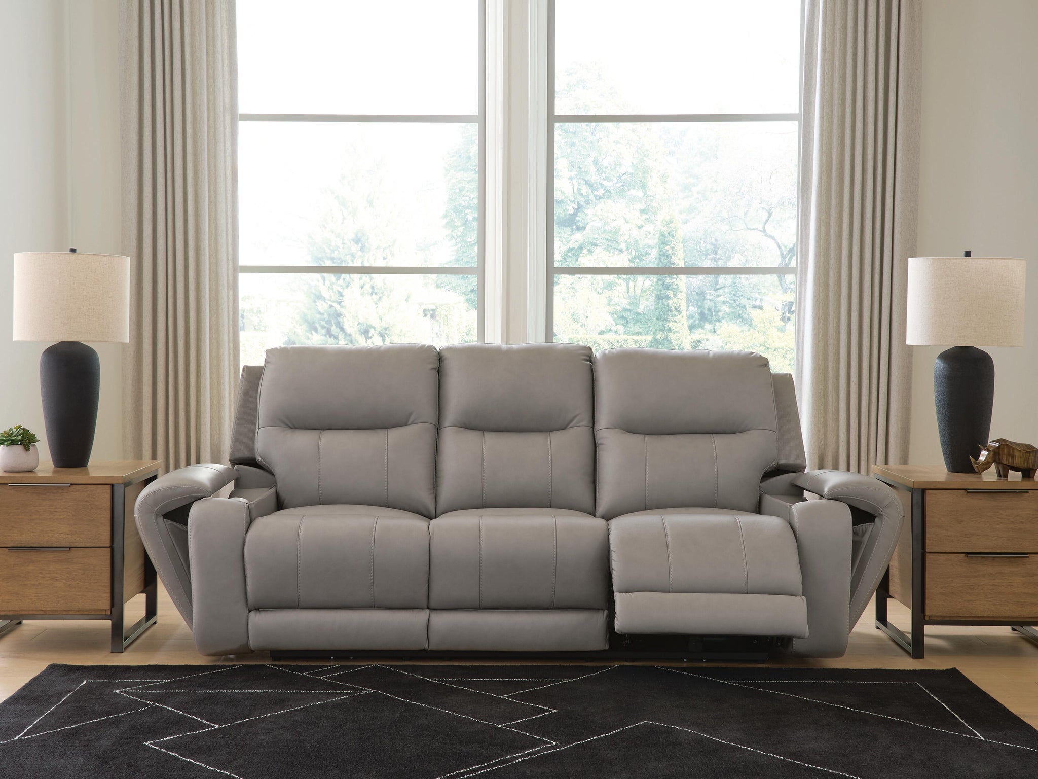 Real Moments Power Reclining Sofa with Audio Seating