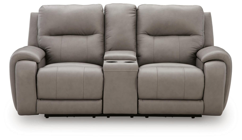 Real Moments Power Reclining Loveseat with Audio Seating