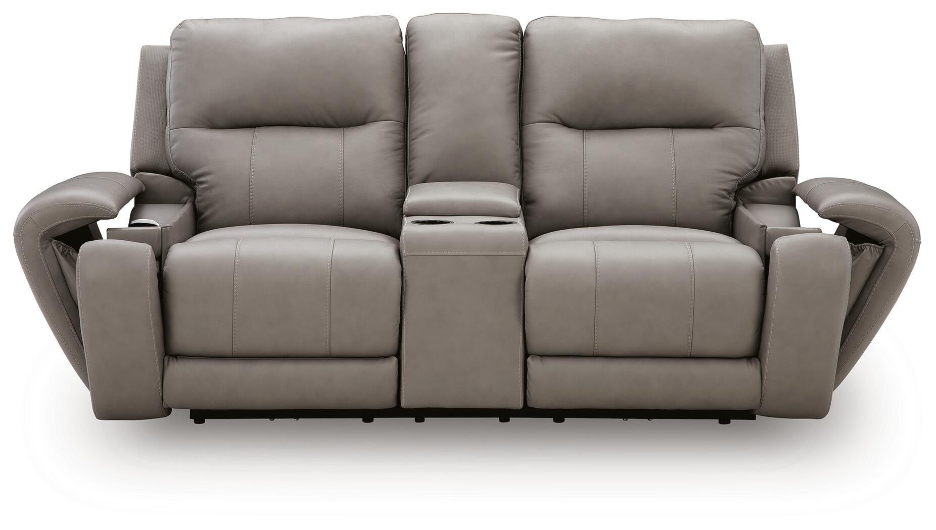 Real Moments Power Reclining Loveseat with Audio Seating