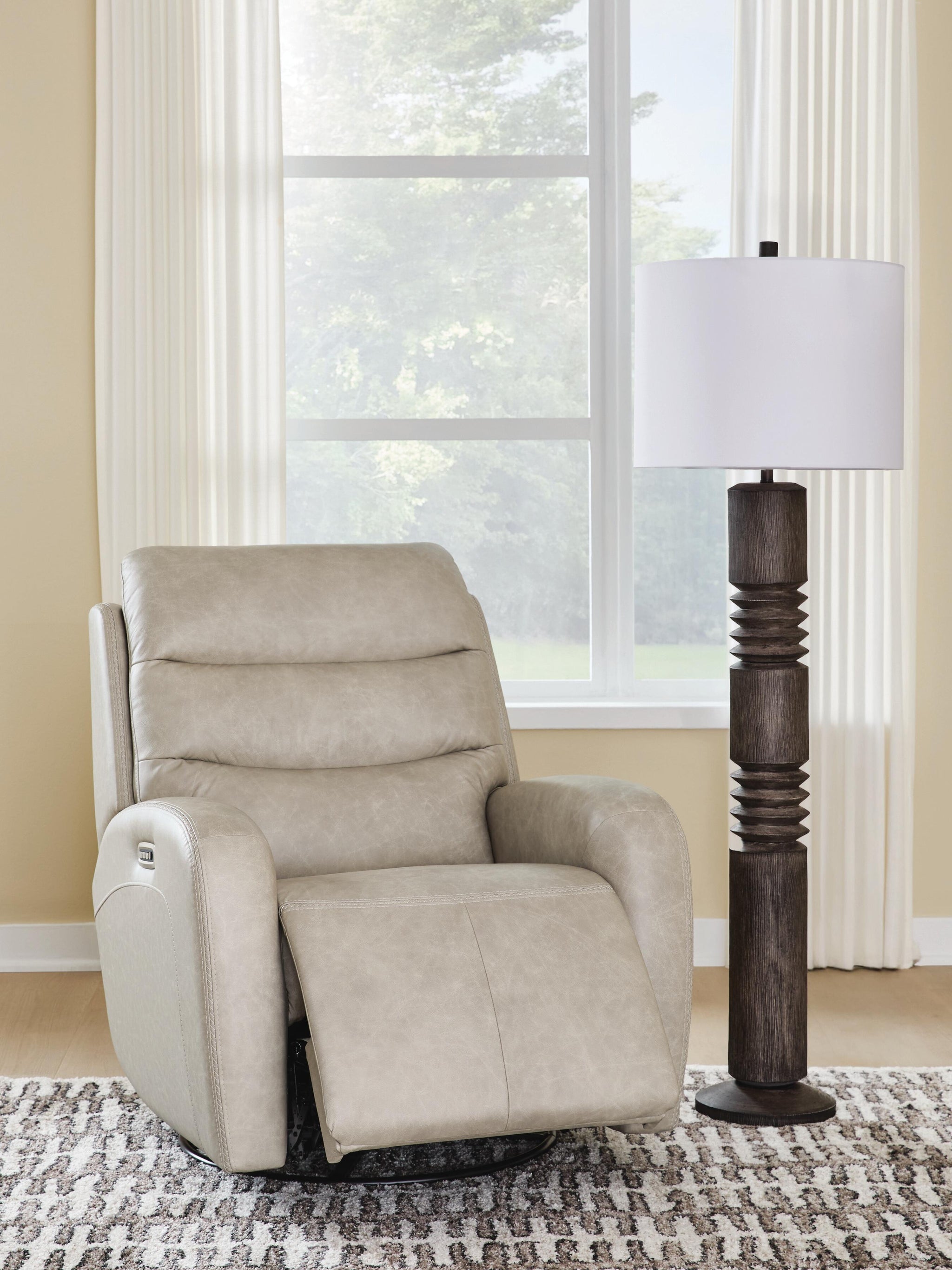 Motion-Max Swivel Glider Power Recliner