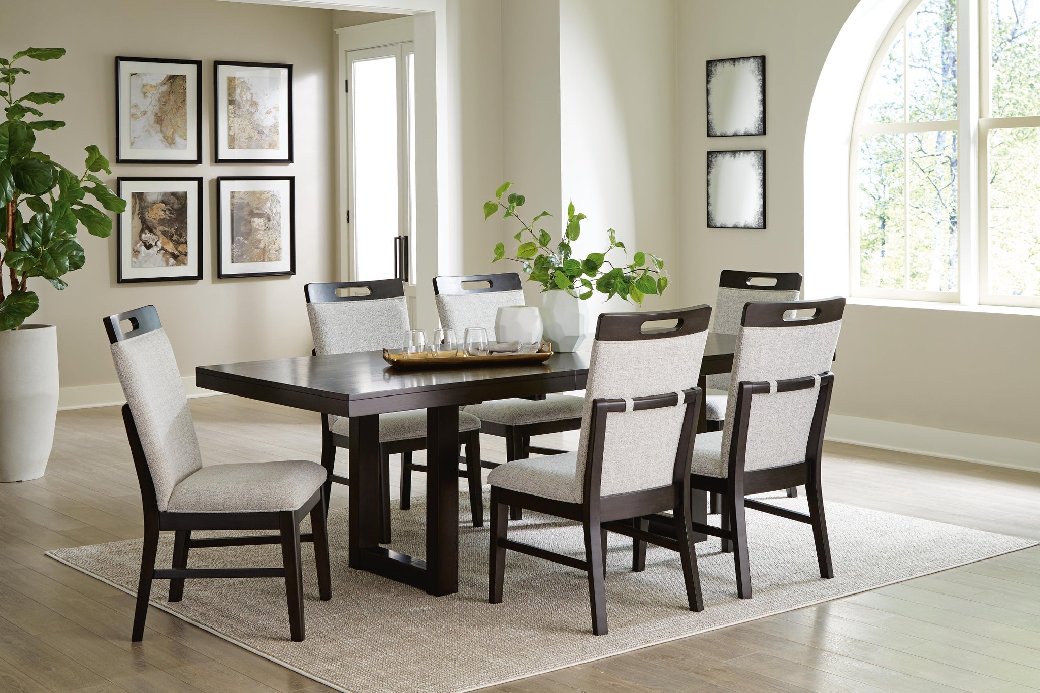 Neymorton Dining Table and Chairs — Table and 6 Chairs